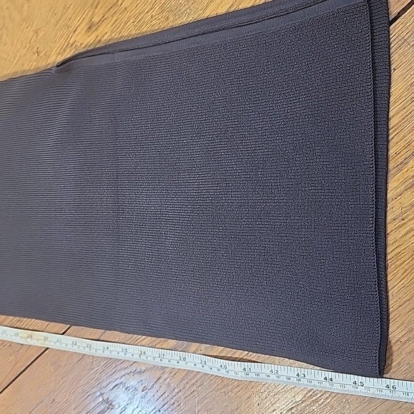 Miou Muse Ruched Bodice Knit Halter Tie Body Con Strapless Dress Small NWT - Picture 8 of 9